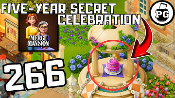 Pink Cake For Five-Year Secret Celebration Event 🏡 Merge Mansion - Gameplay Walkthrough |Part 266|