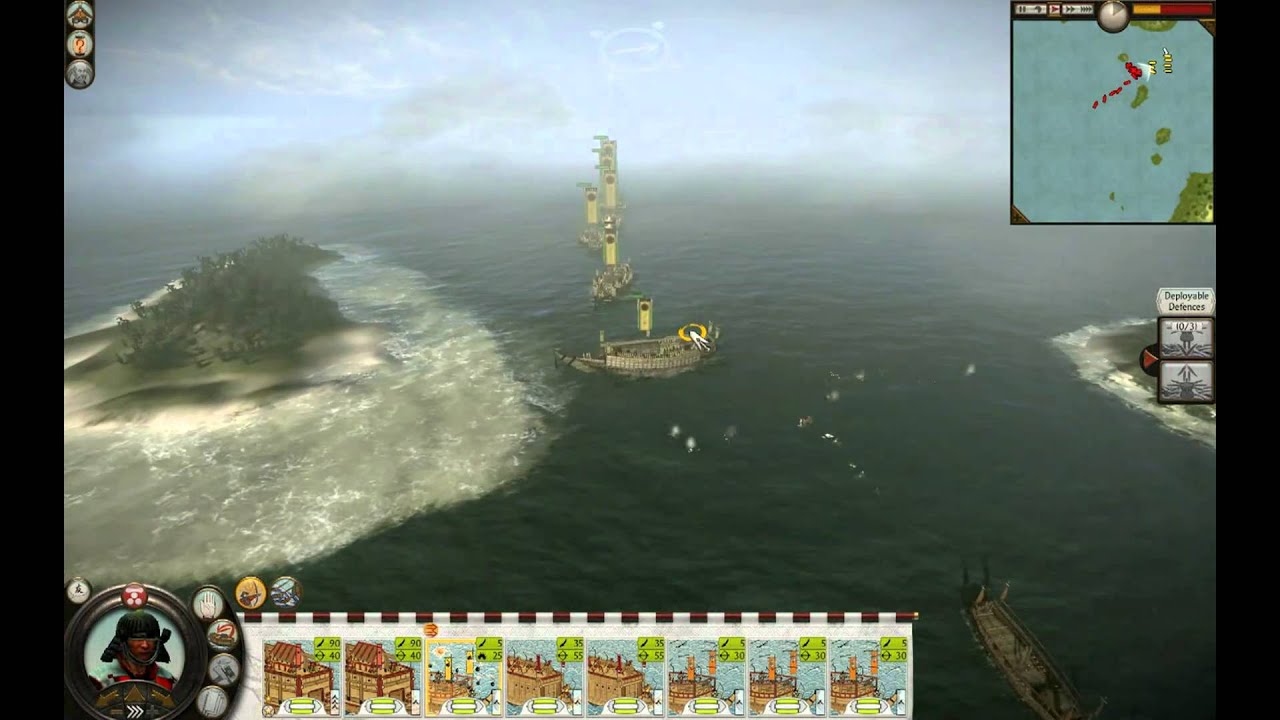Total War Shogun 2 Naval Battle Part 1 HD YouTube