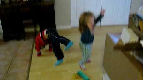 3yr old B-Boy Freestyling!  ACDC eat your heart out!  LOL