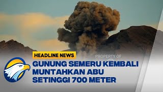 Erupsi Gunung Semeru Terjadi 10 Kali Gempa Letusan