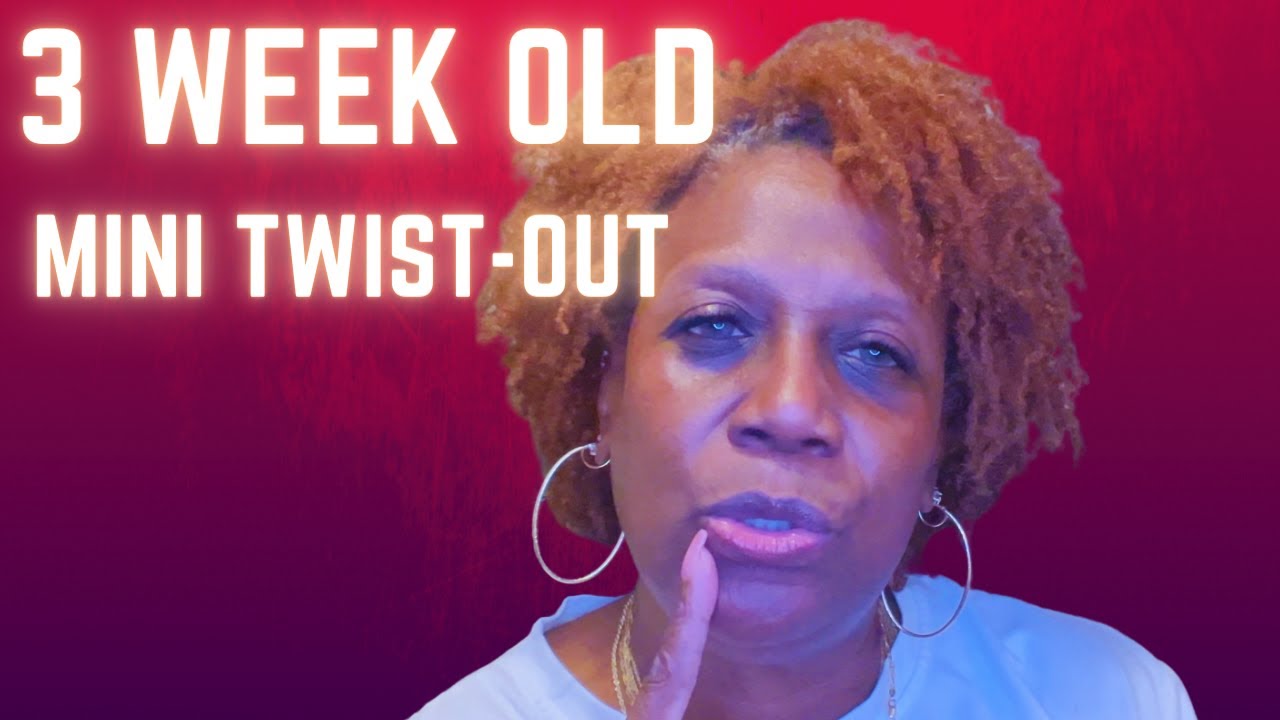  Mini twist out on natural hair - YouTube
