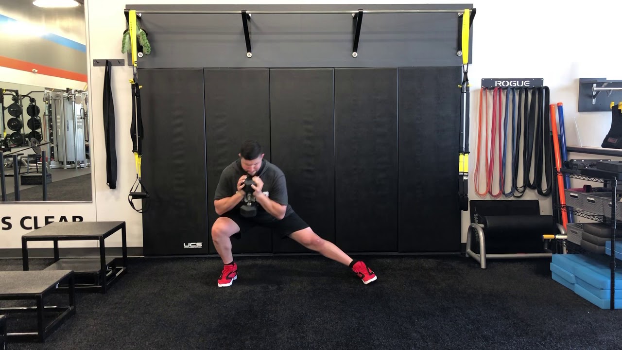 Matthew Ibrahim | DB Goblet Creeper Lateral Lunge - YouTube