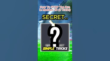 2 Simple Tricks To SHUTDOWN The Run in Madden 26! 🔒 #shorts