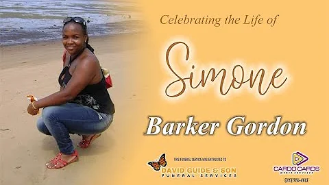 Celebrating the Life of... Simone Barker Gordon