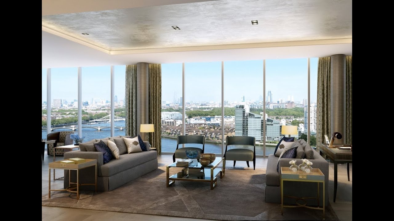 The tower penthouse, chelsea creek london luxury property youtube Luxury london penthouses