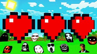 SURVIVAL HIT POINT BASE JEFF THE KILLER and SCARY NEXTBOTS in Minecraft - Gameplay - Coffin Meme