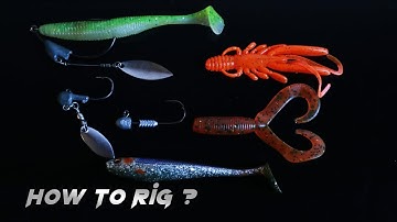 Hướng Dẫn Móc Mồi Mềm Và Chọn Lưỡi Câu Mồi Mềm | How To Rig Soft Plastics