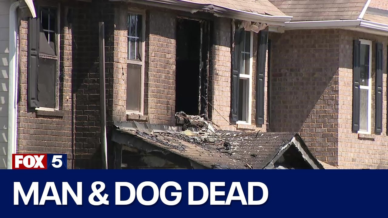 Georgia man and dog die in DeKalb County house fire - YouTube