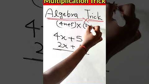 Multiplication Trick 🔥|Math Tricks | math short trick | math masti | #shorts#shortvideo#mathstricks