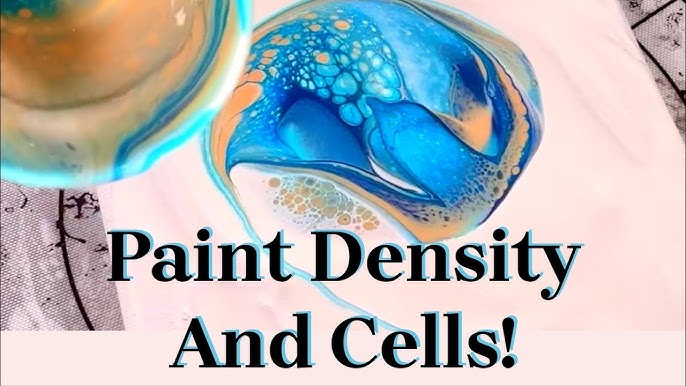 Acrylic paint pouring. Cells with Aussie Floetrol #paintpouringforbegi