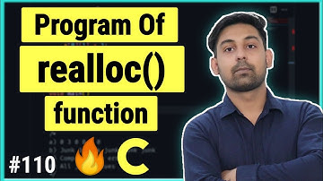 realloc() Practical Program In Hindi | C Language | Explain By Nirbhay Kaushik
