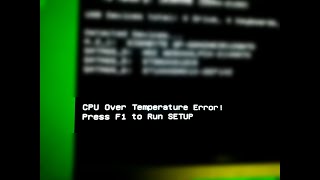 CPU Over Temperature Error! Solucion por Hardware y Software