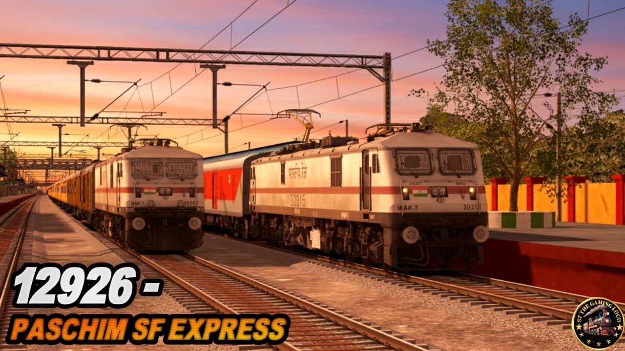 12926 - Paschim SF Express | PT -2 | Railworks | TS Classic