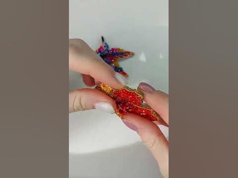 Что такое жесткая канитель и как с ней работать #вышивка #брошь # ...