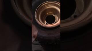 How to put Suzuki atv rims on a Honda atv and atc.