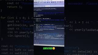 tax audit IDE dev c++ #cppprogramming