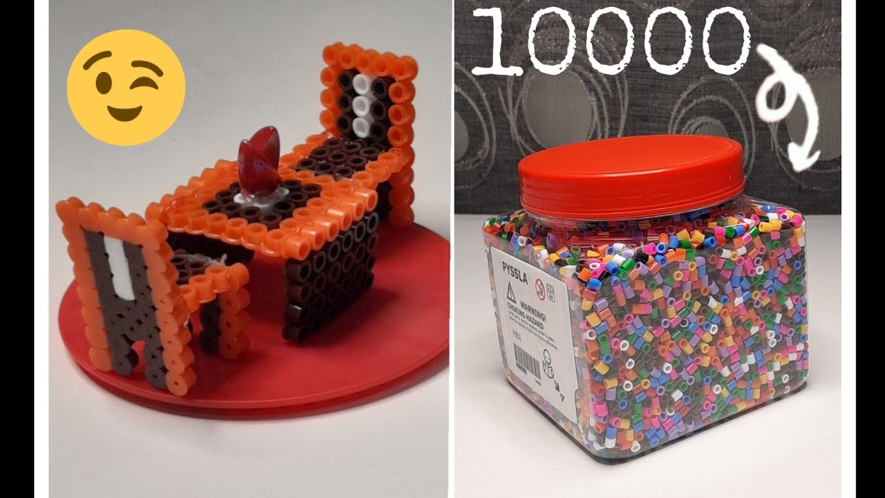 كيفيه عمل مجسمات من حبات الخرز (PYSSLA) / How to make solid model of