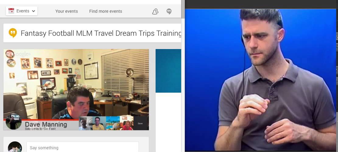 Fantasy Footbal MLM Travel Dream Trips Tops Training, September 7th, 2014
