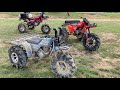 Submerging my lifted Big Red 250es! Big tires, beadlock rims, disc brake and custom snorkel how-to