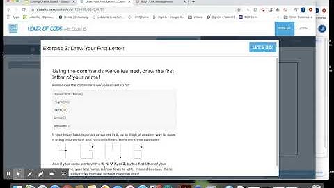 Tracy the Turtle Directions - Hour of Code