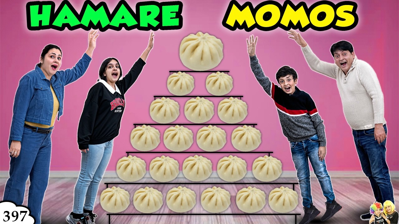 HAMARE MOMOS | Family Comedy Eating Challenge | Momos Challenge | Aayu and Pihu Show HAMARE MOMOS | Family Comedy Eating Challenge | Momos Challenge | Aayu and Pihu Show