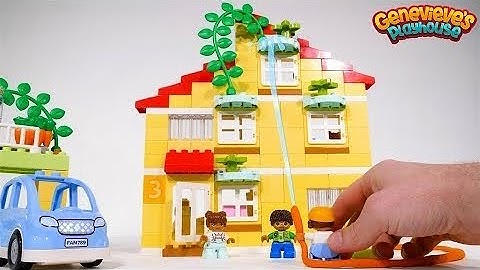 Lego Duplo House for Toddlers and Kids! Learn Common Words with Building Block Toys =)
