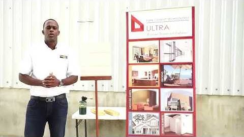 UltraCem Fire Resistance Test