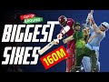 Top 5 longest sixes go out of stadium 160m in cricket history