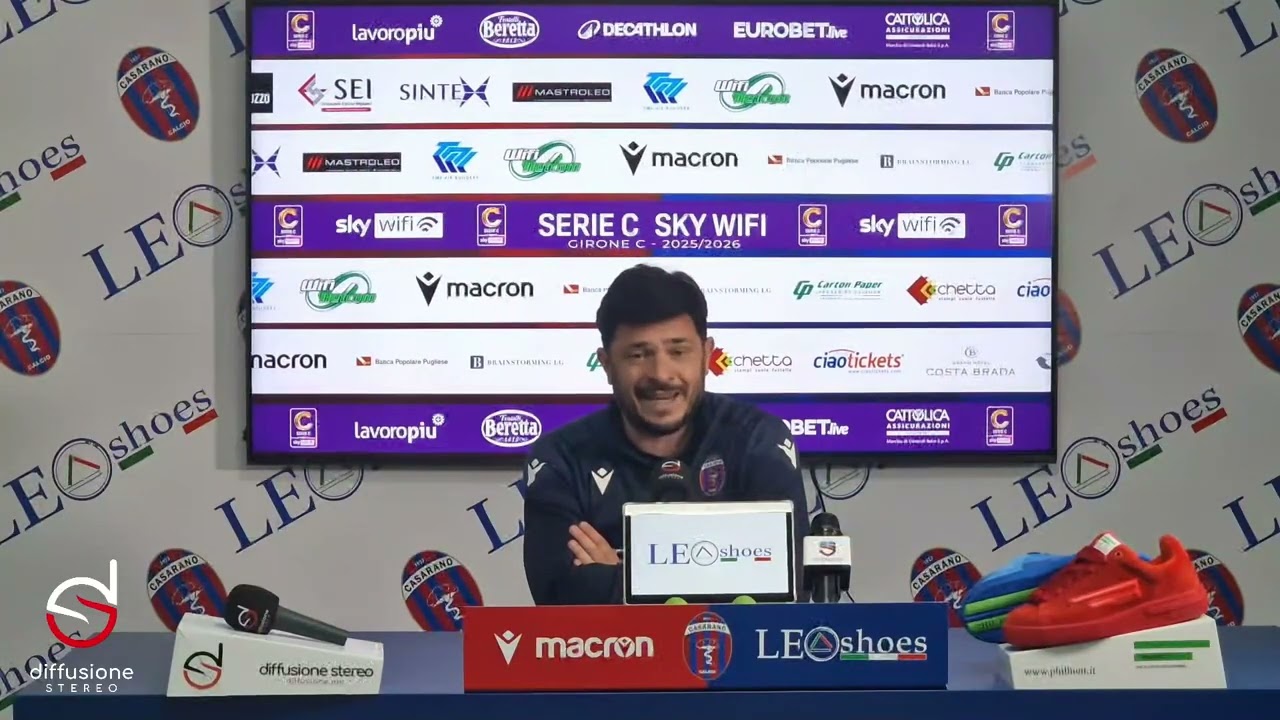 Conferenza stampa mister Di Bari | Casarano - Sorrento