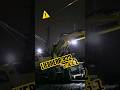 working construction machine LIEBHERR excavator @ night #shorts