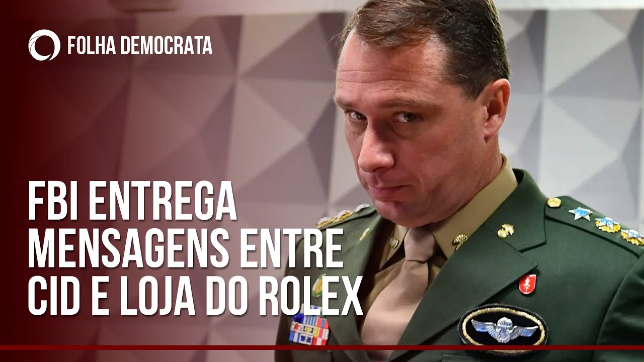 FBI envia para a PF mensagens entre CID e loja do Rolex