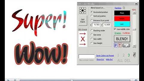 GDG Color Blender (PART 2 of 3) Macro Instructional How-to Video applicable to CorelDraw X6 & up