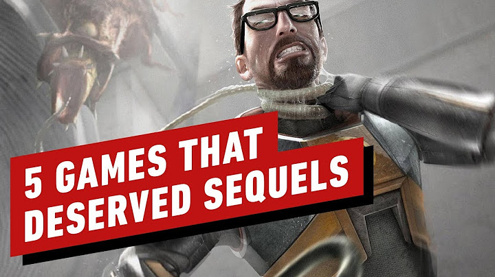 5 Video Games That Deserved Sequels
