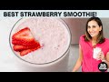 4-Ingredient Simple STRAWBERRY BANANA SMOOTHIE