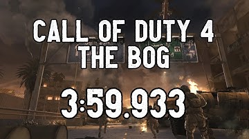CoD4 - The Bog Speedrun 3:59.933
