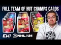 HUT Champions with FULL TEAM OF HUT CHAMPS CARDS | Final Champs of NHL 21