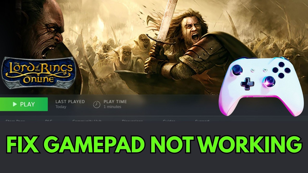 How To Fix Controller or Gamepad Not Working In The Lord of the Rings ...