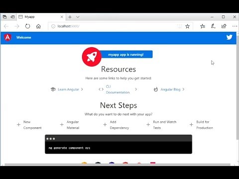 angular 8 installation with bootstrap - YouTube