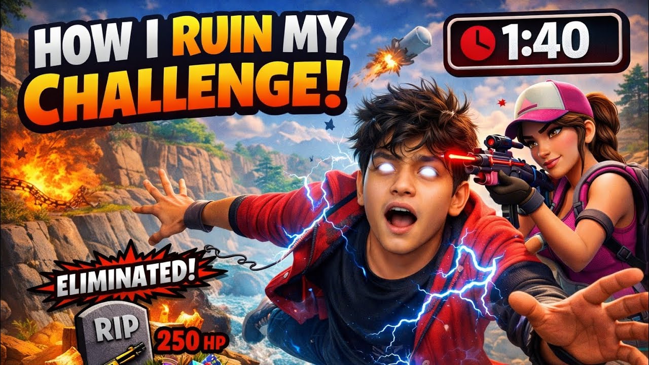 Fortnite Challenge: Only Using the First Gun I Picked | PS5 Gameplay 