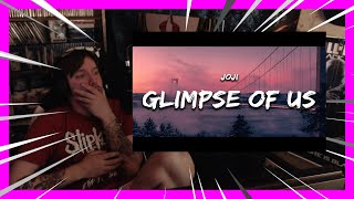 THIS IS AMAZING | Joji - Glimpse of us Reaction