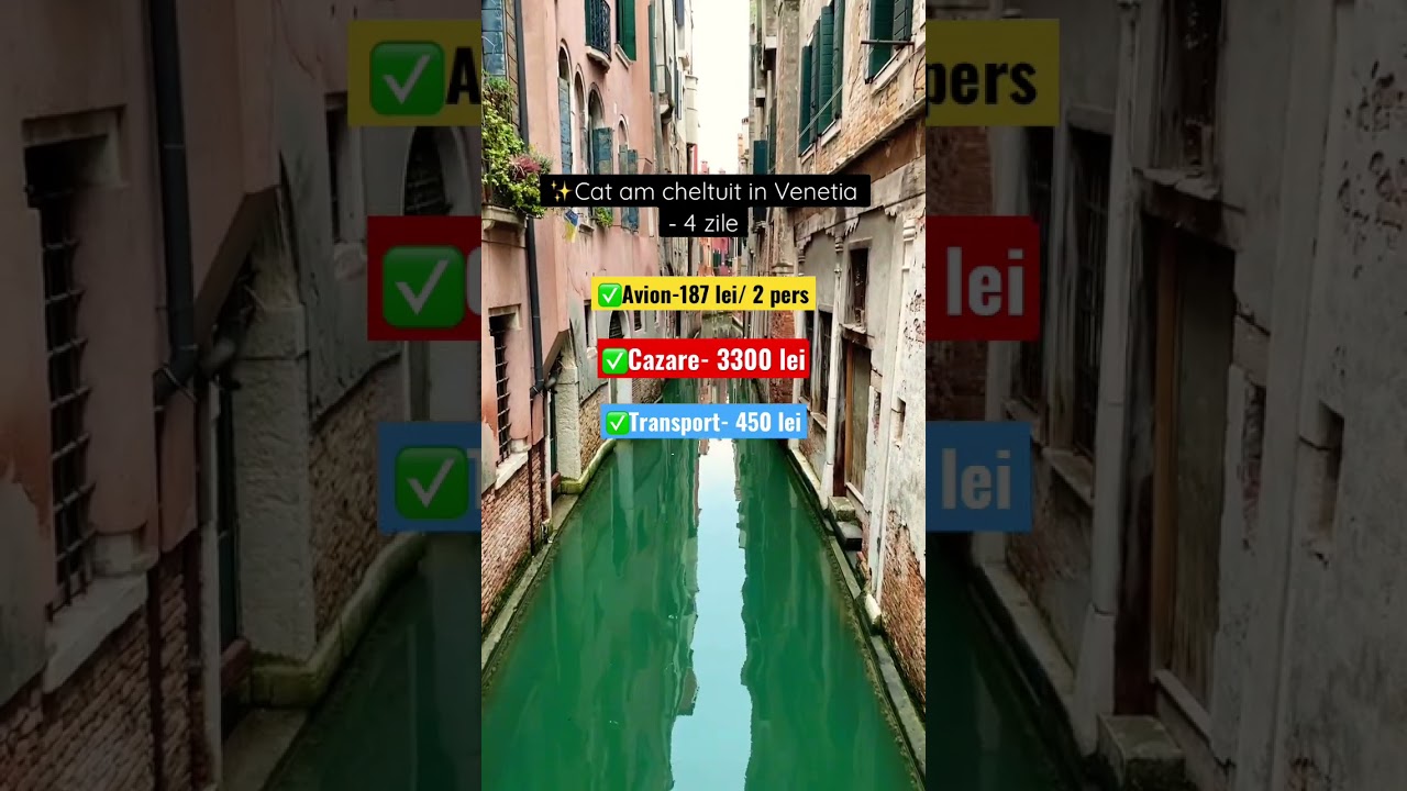 💶Cat am cheltuit in Venetia🛩️ 