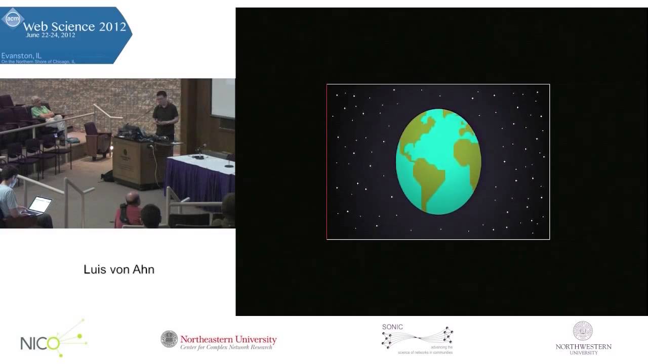 Luis von Ahn - Concluding WebSci Conference Keynote Speaker