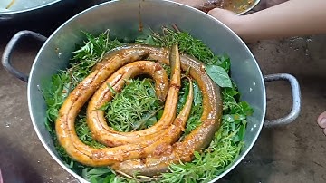 Lươn khủng um lá cách,rao ngổ,đọt mì