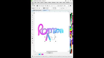 Pipe Text Effect | Make in Corel Draw