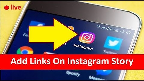 How to add LINKS to Instagram Story - Swipe up URL link
