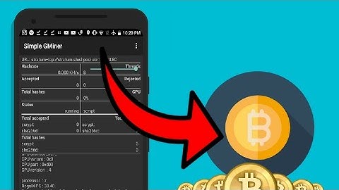 BITCOIN MINING ON AN ANDROID PHONE !!