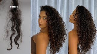 TRANSFORM DRY & BRITTLE CURLS | Intense wash & style routine to hydrate & define your curly hair