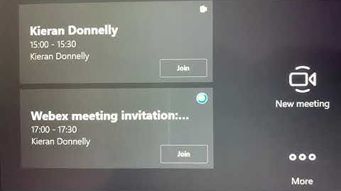 Webex on Teams Room System