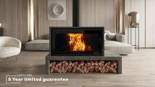 Heeta 950 Combustion Fireplace | Modern Design Meets Efficiency | Firescience 2024