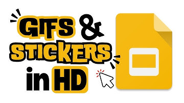 Better Graphics: Adding GIFs and Stickers in Google Slides! (HD Images)